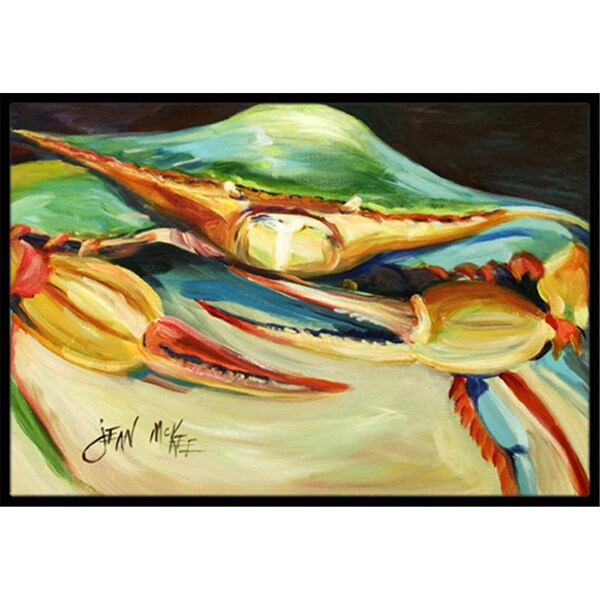 Carolines Treasures Blue Crab Indoor and Outdoor Mat- 24 x 36 in. JMK1095JMAT - main